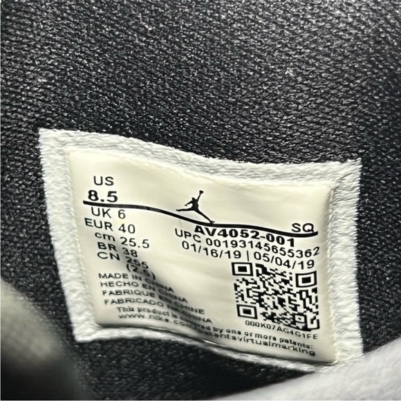 Nike🖤Air Jordan 1 Nova XX 'Black' - AV4052-001, WMNS Size 8.5, EUC - Picture 9 of 10